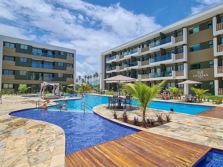 Mana Beach Experience – Resort Completo a 300m da Praia de M