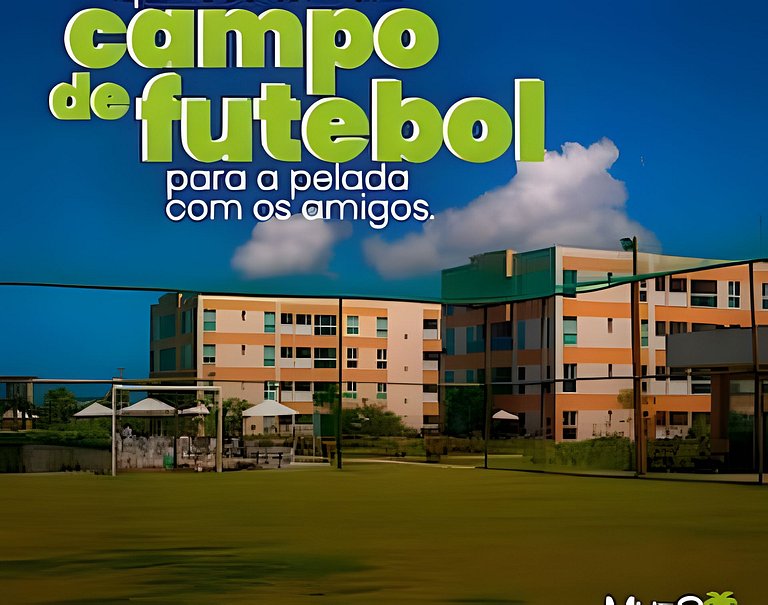 Muro Alto – Flat espaçoso com lazer de resort