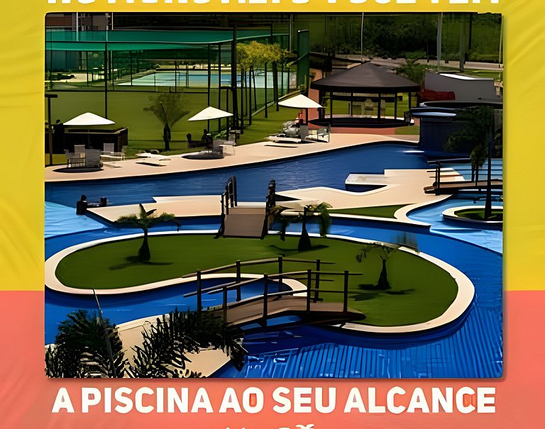 Muro Alto – Flat espaçoso com lazer de resort