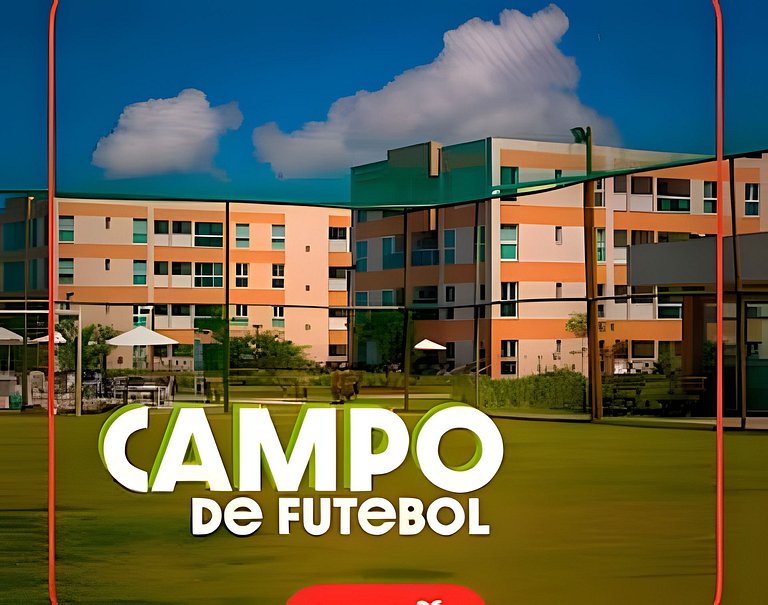 Muro Alto – Flat espaçoso com lazer de resort