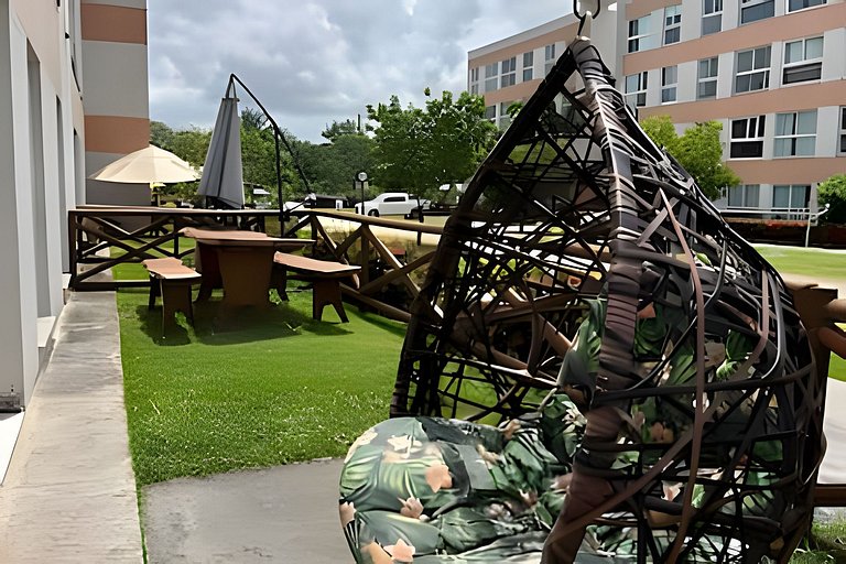 Muro Alto – Flat espaçoso com lazer de resort