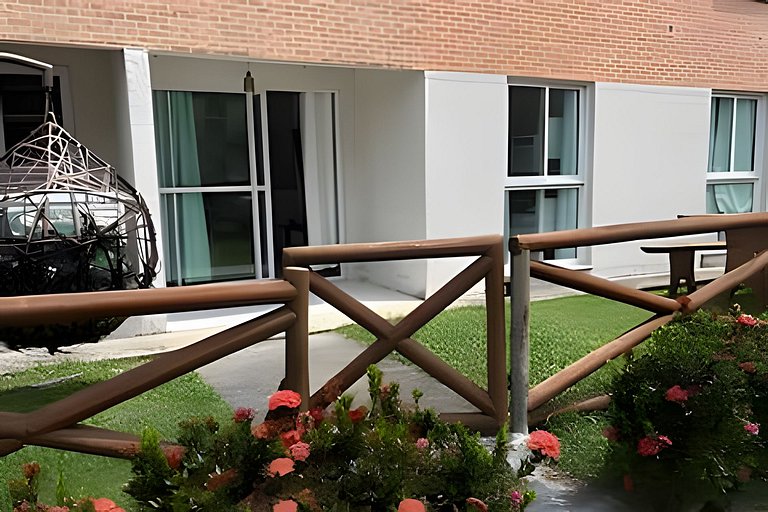 Muro Alto – Flat espaçoso com lazer de resort