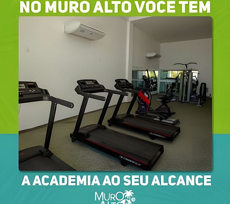 Muro Alto – Flat espaçoso com lazer de resort