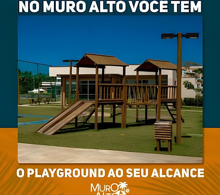 Muro Alto – Flat espaçoso com lazer de resort