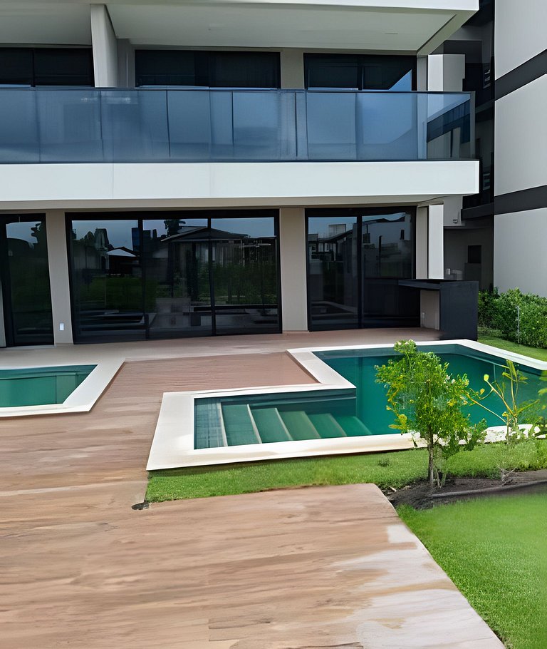 2 Quartos e vista incrível Pé na Areia Muro Alto