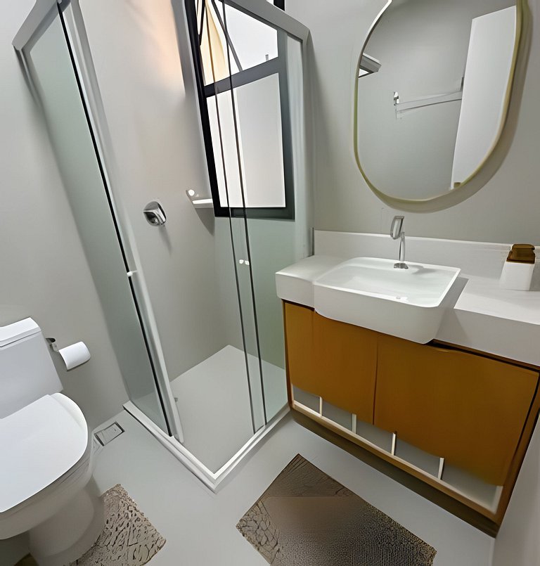 2 Quartos e vista incrível Pé na Areia Muro Alto