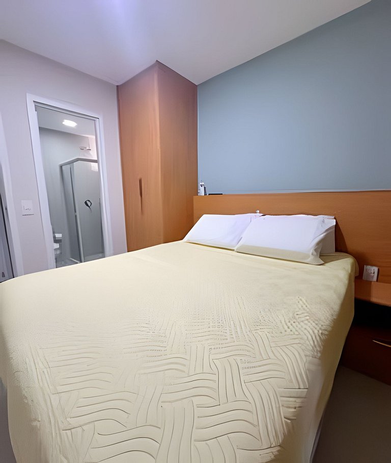 2 Quartos e vista incrível Pé na Areia Muro Alto