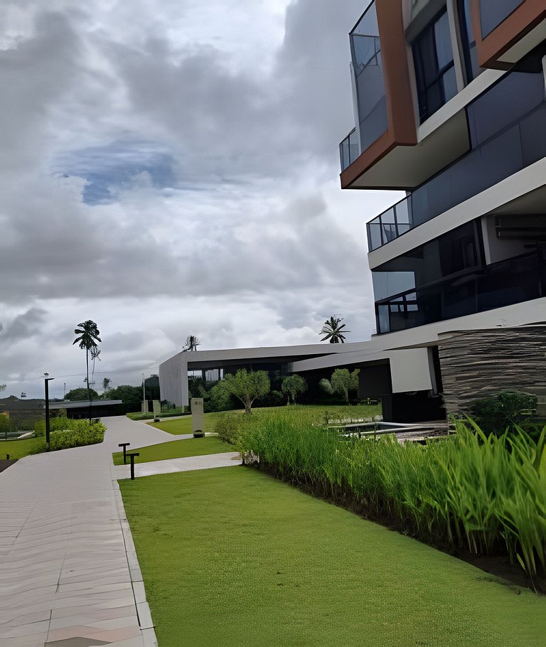 2 Quartos e vista incrível Pé na Areia Muro Alto