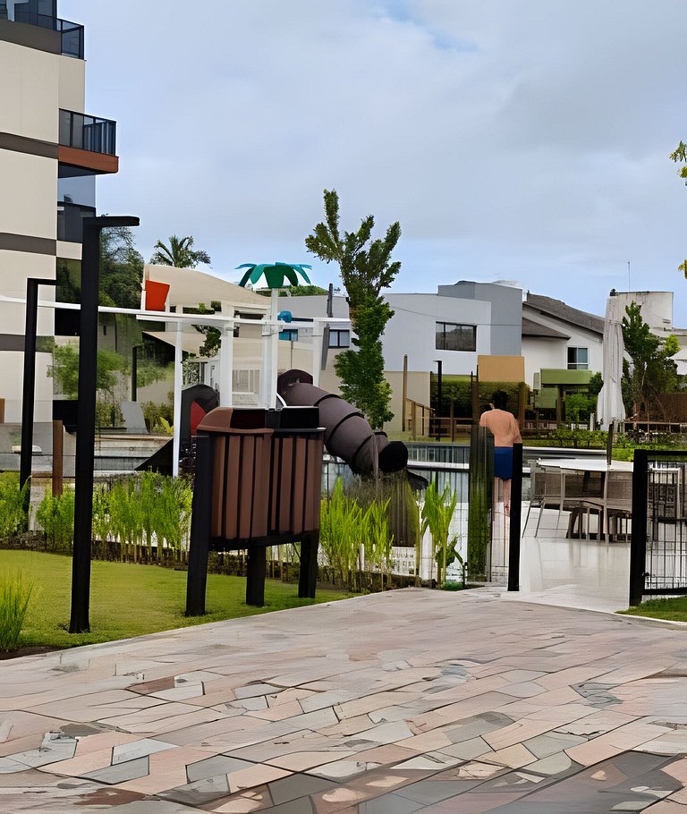 2 Quartos e vista incrível Pé na Areia Muro Alto