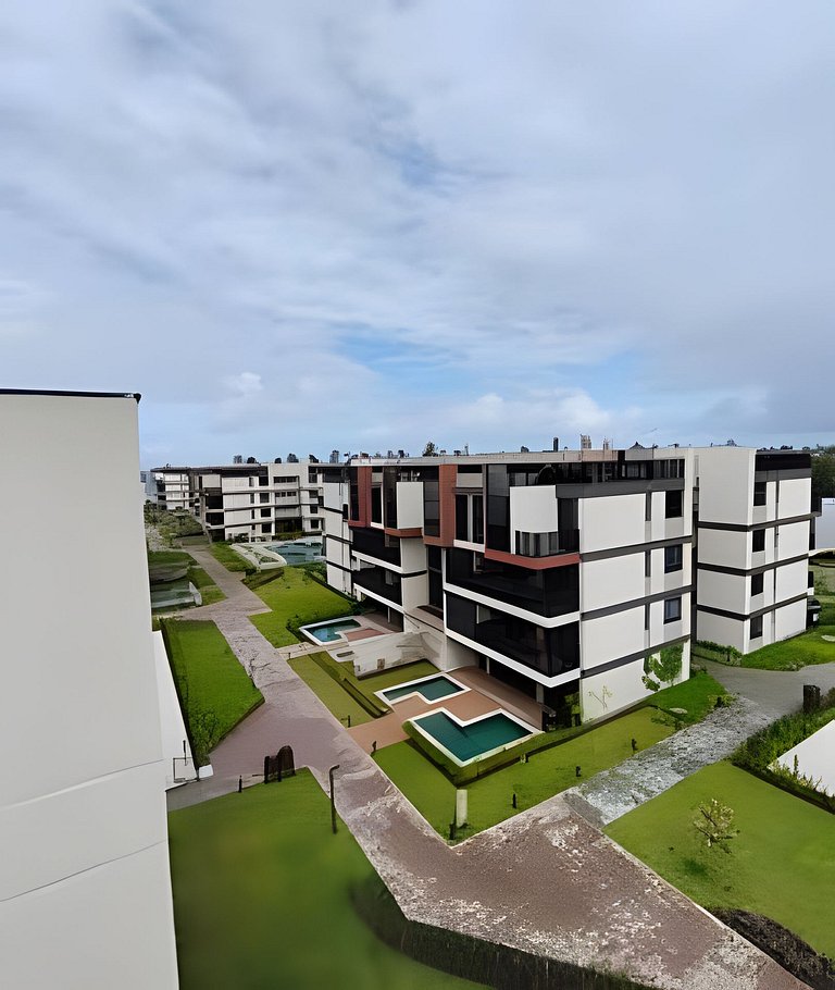 2 Quartos e vista incrível Pé na Areia Muro Alto