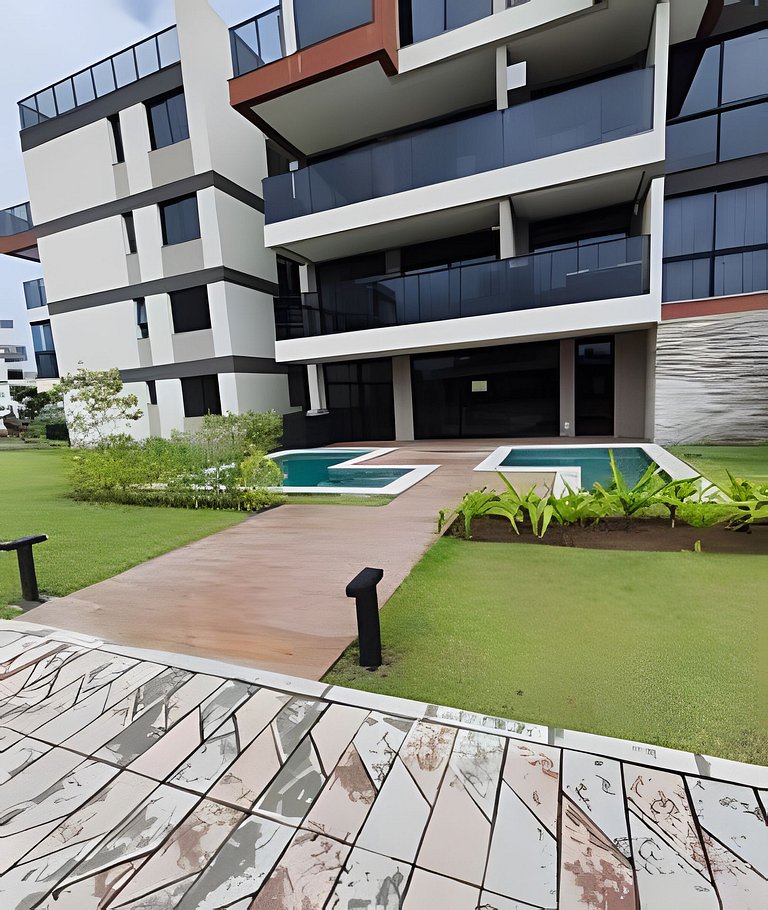 2 Quartos e vista incrível Pé na Areia Muro Alto