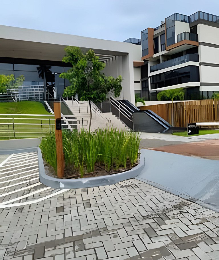 2 Quartos e vista incrível Pé na Areia Muro Alto