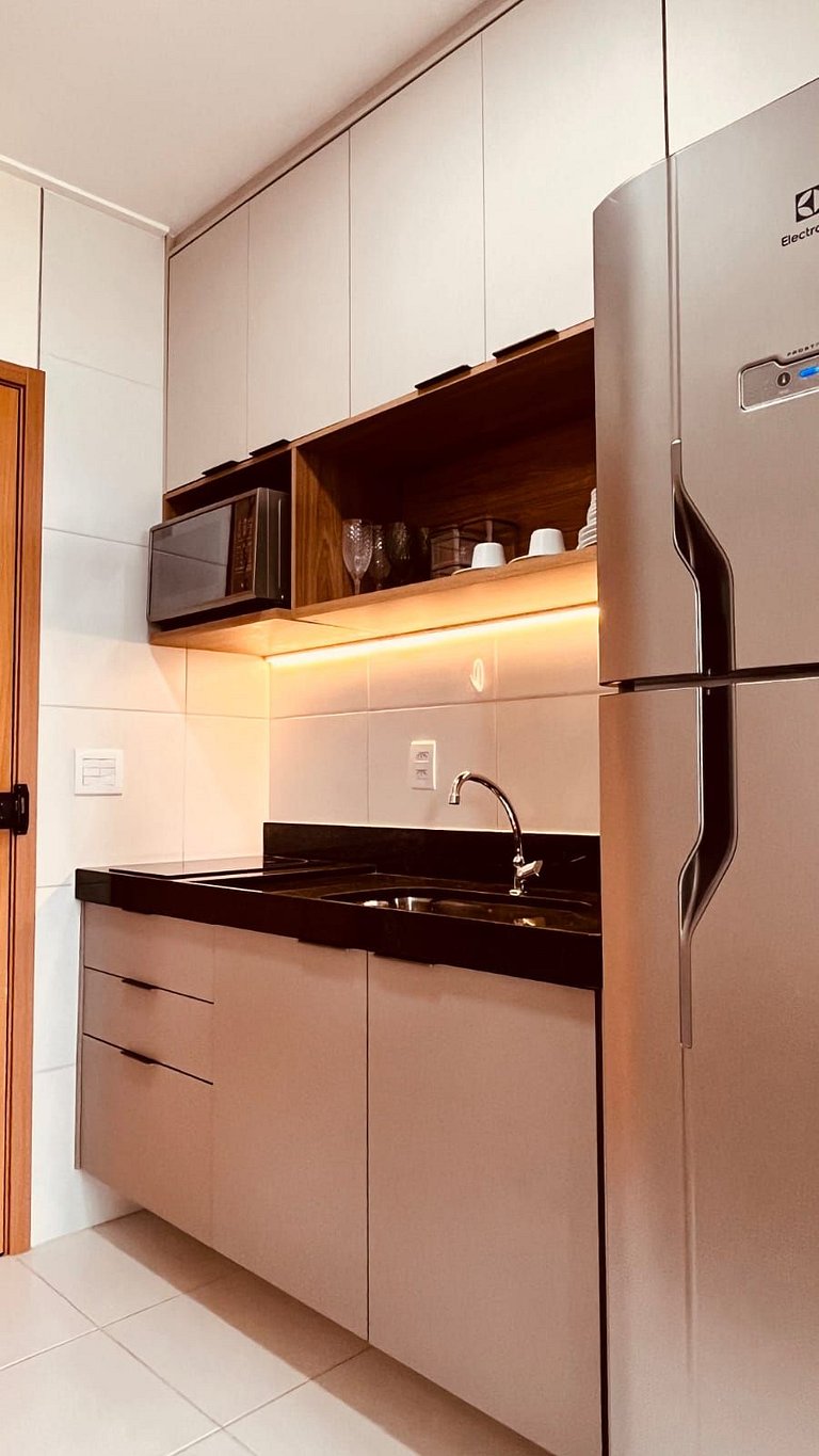 Estúdio C315 Makia Beach – Próximo à Praia