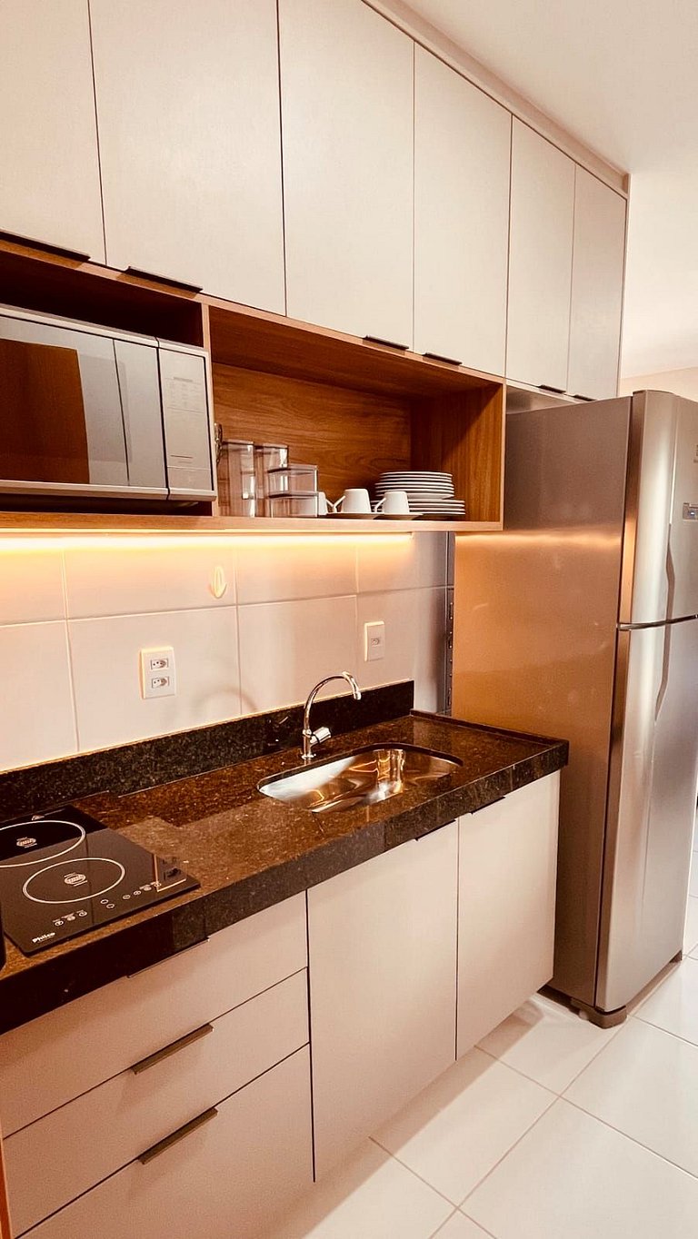 Estúdio C315 Makia Beach – Próximo à Praia