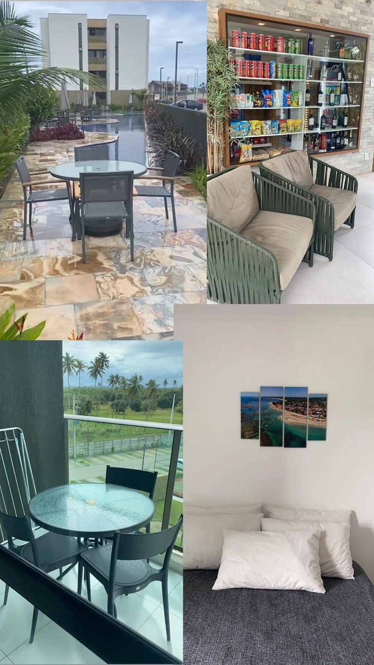 Studio aconchegante no Mana Beach Experience