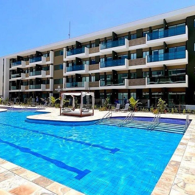 Studio aconchegante no Mana Beach Experience