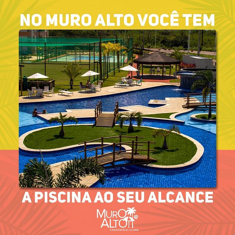 Apartamento completo perto da praia em Muro Alto
