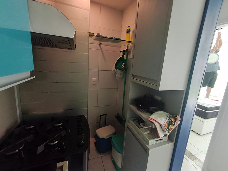 Apartamento moderno e confortável próximo à praia