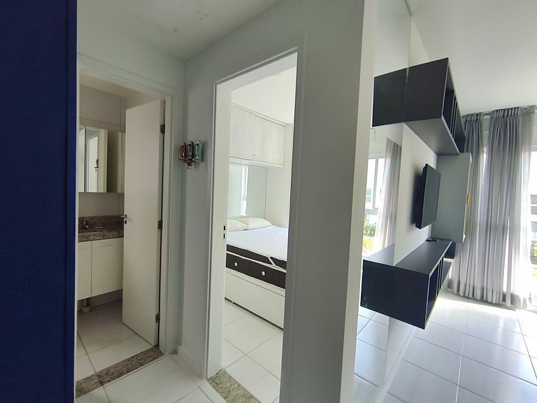 Apartamento moderno e confortável próximo à praia