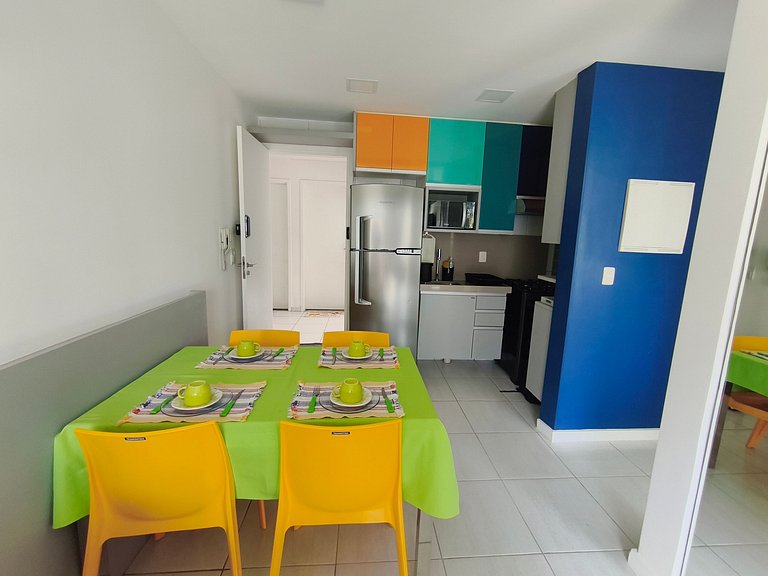 Apartamento moderno e confortável próximo à praia