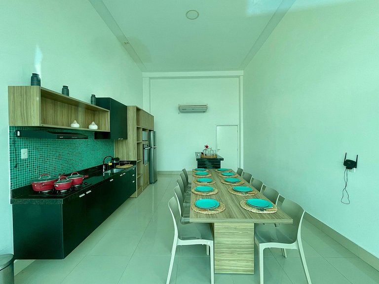 Apartamento moderno e confortável próximo à praia