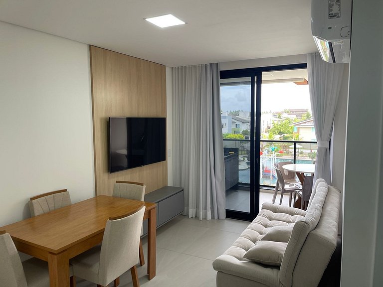 Apartamento Beira Mar em Muro Alto Alto Padrão