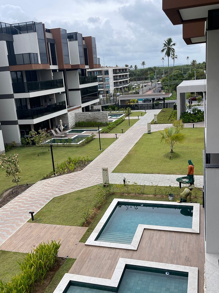 Apartamento Beira Mar em Muro Alto Alto Padrão