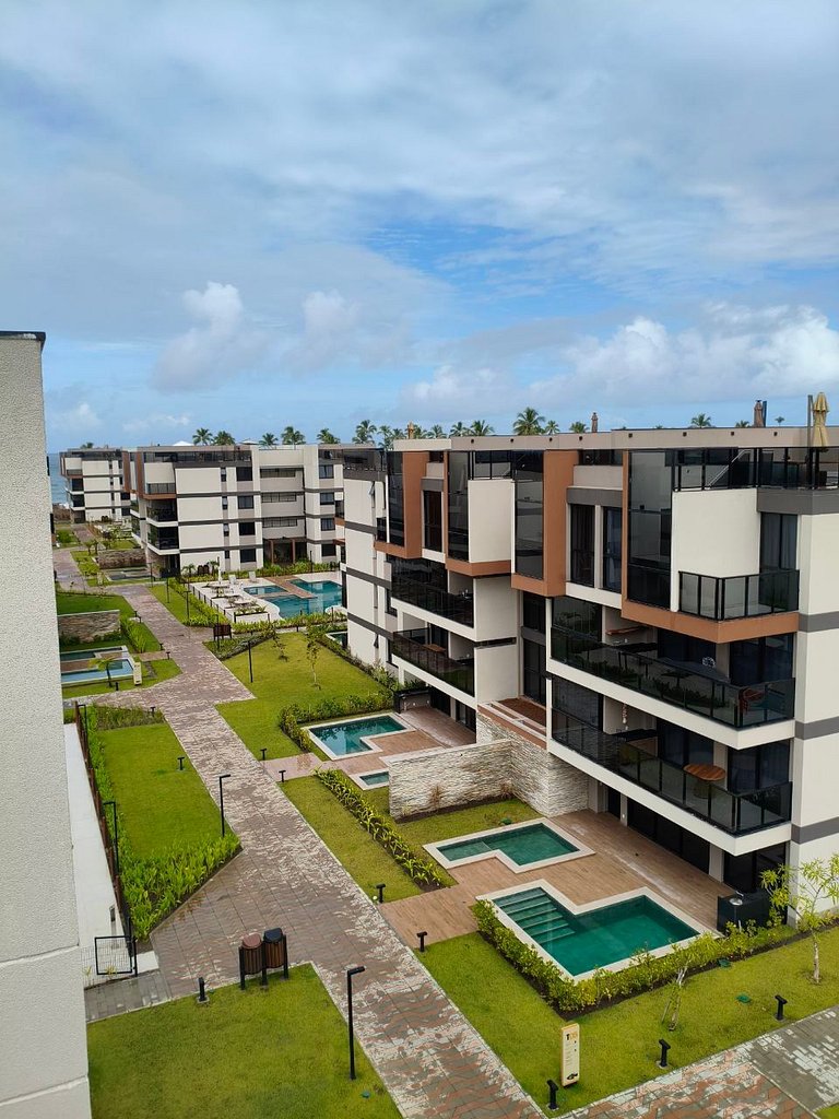 Apartamento Beira Mar em Muro Alto Alto Padrão